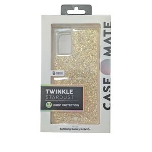 F1. Case-Mate Twinkle Stardust Case For Samsung Galaxy‎ Note10+ In Gold Glitter